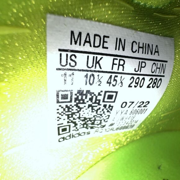 Adidas X Speedportal+ SG Football/Soccer Cleats Size 11 GW8418 Green/Black - Picture 7 of 7